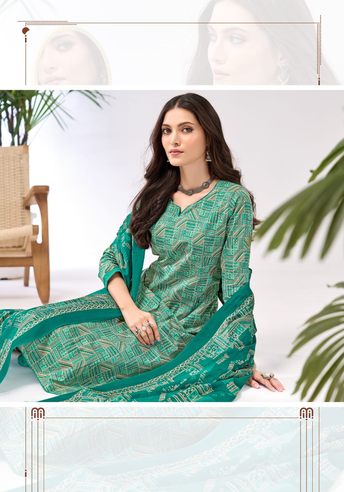 Mayur Bulbul Vol-5 Cotton Printed Drees Materail