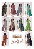 Mayur Bulbul Vol-5 Cotton Printed Drees Materail