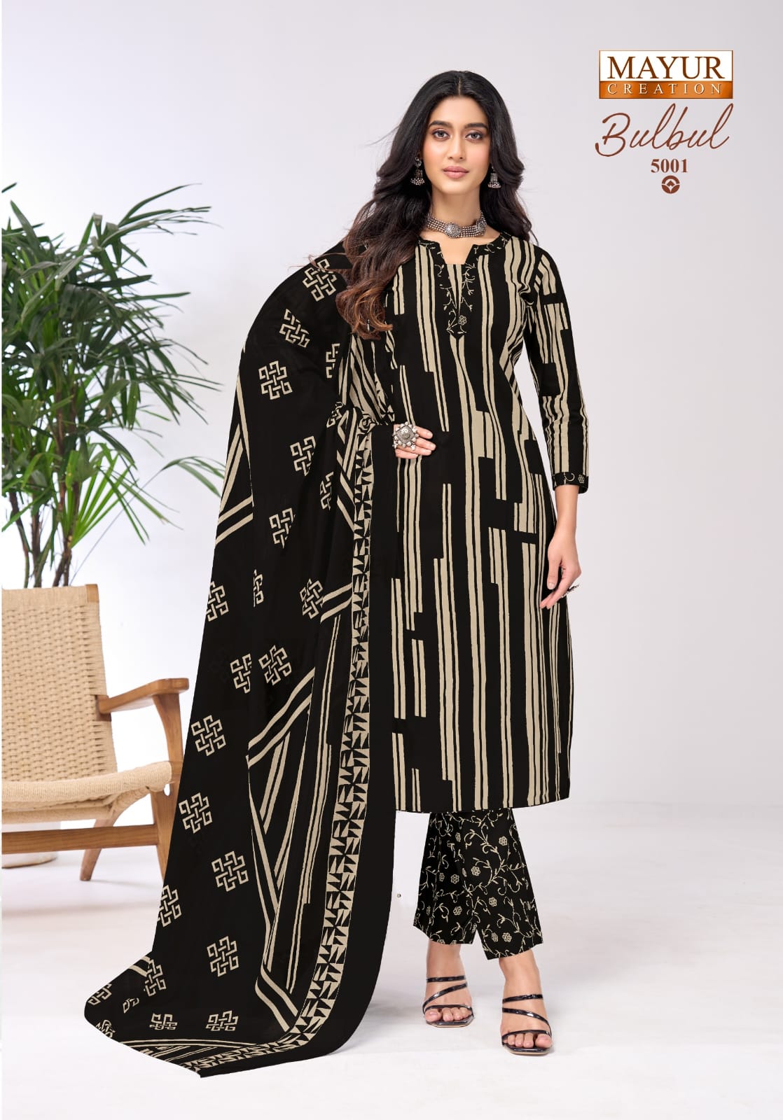 Mayur Bulbul Vol-5 Cotton Printed Drees Materail