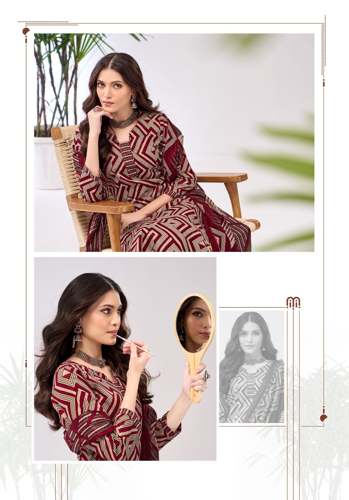 Mayur Bulbul Vol-5 Cotton Printed Drees Materail