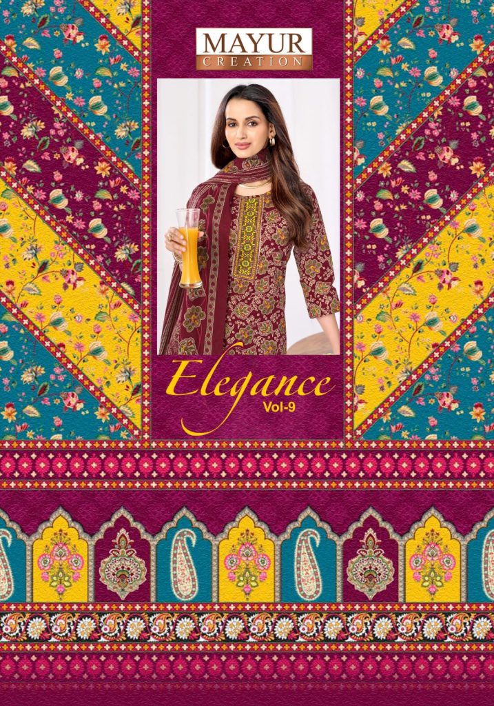 Mayur Elegance Vol-9 – Kurti Pant With Dupatta