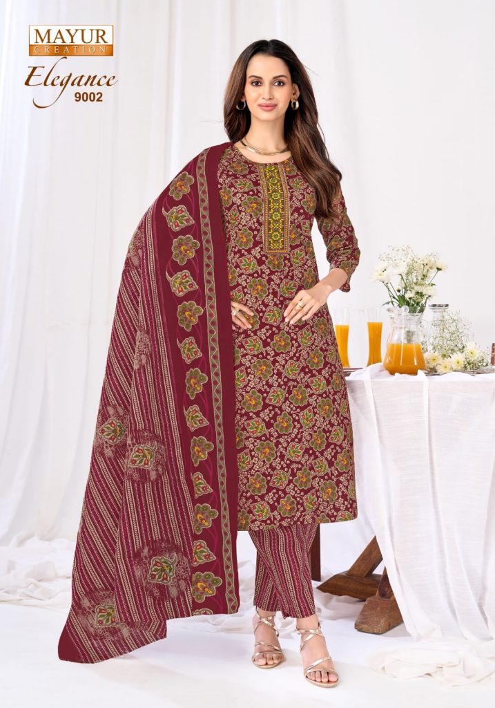 Mayur Elegance Vol-9 – Kurti Pant With Dupatta