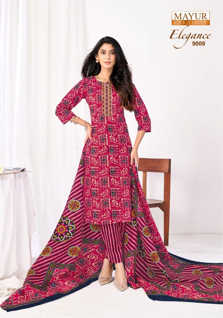 Mayur Elegance Vol-9 – Kurti Pant With Dupatta