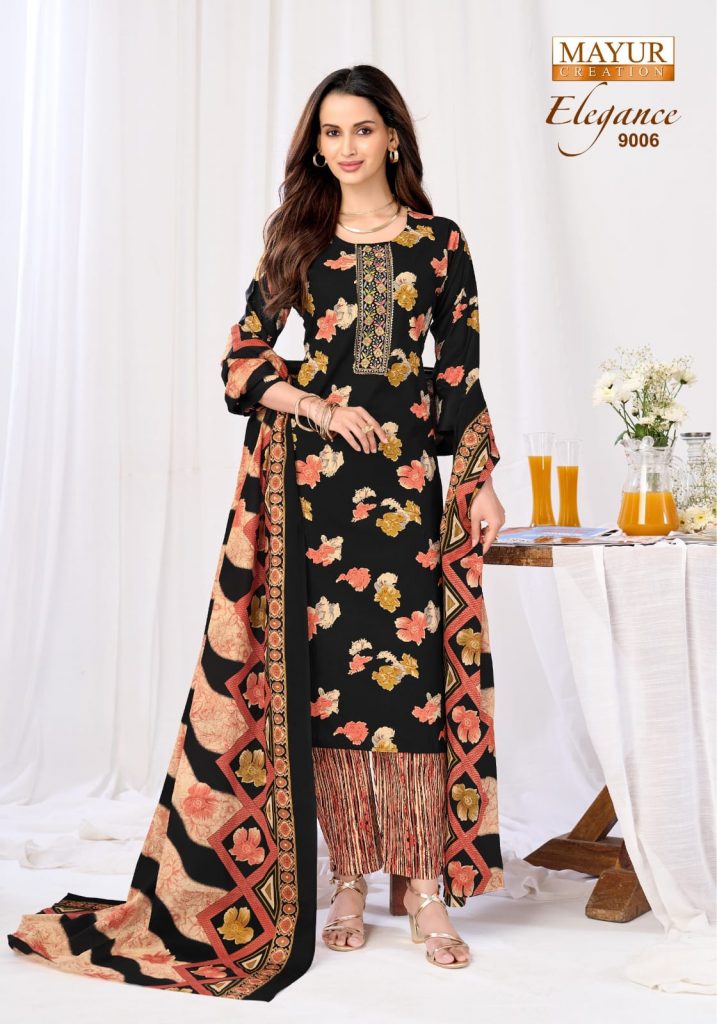 Mayur Elegance Vol-9 – Kurti Pant With Dupatta