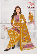 Mayur Pehnava Vol-11 Patiyala Drees materail