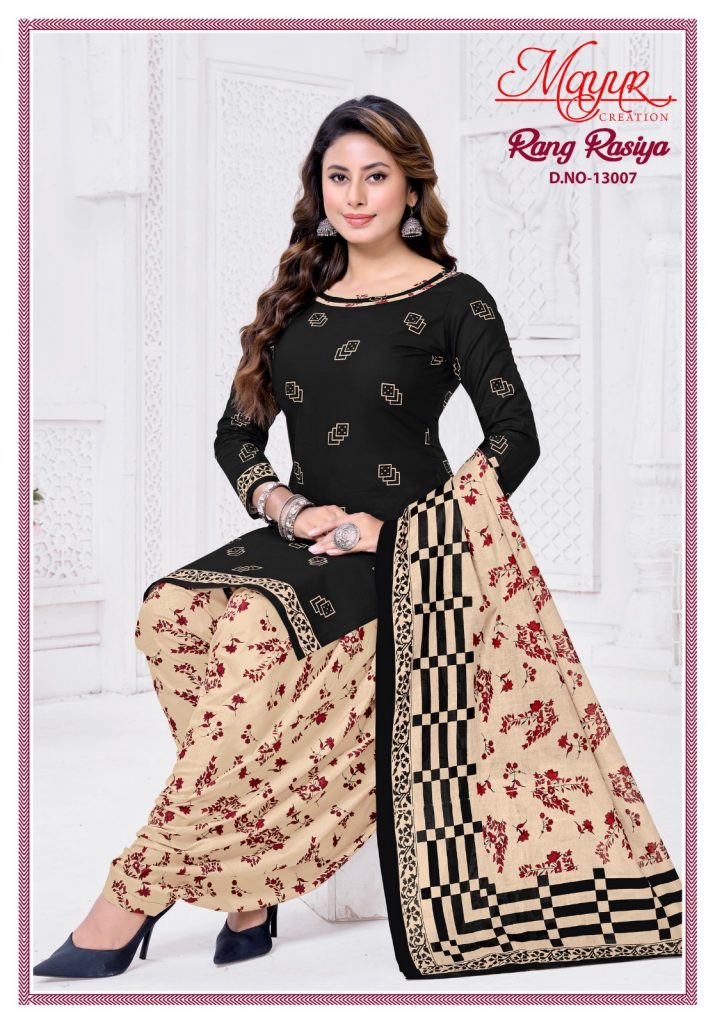 Mayur Rang Rasiya Vol-13 – Dress Material