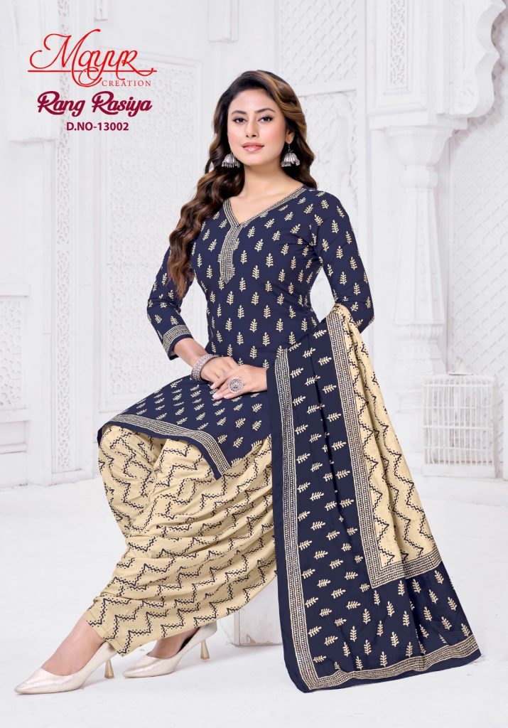 Mayur Rang Rasiya Vol-13 – Dress Material