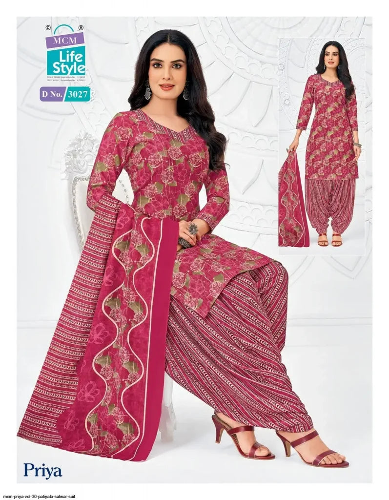 Mcm Priya Vol-30 – dress Material