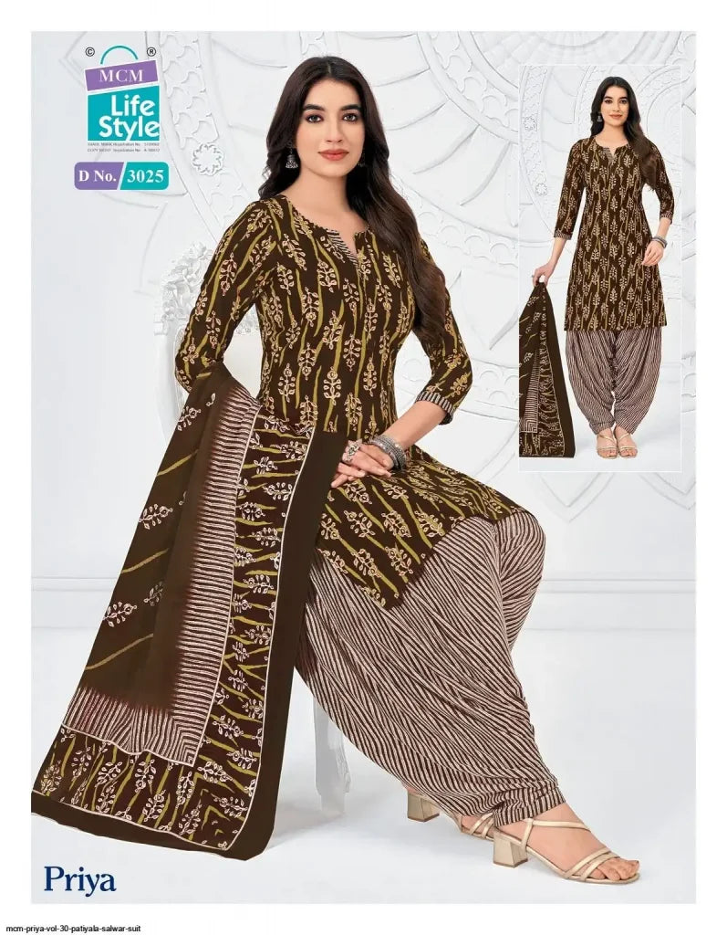 Mcm Priya Vol-30 – dress Material