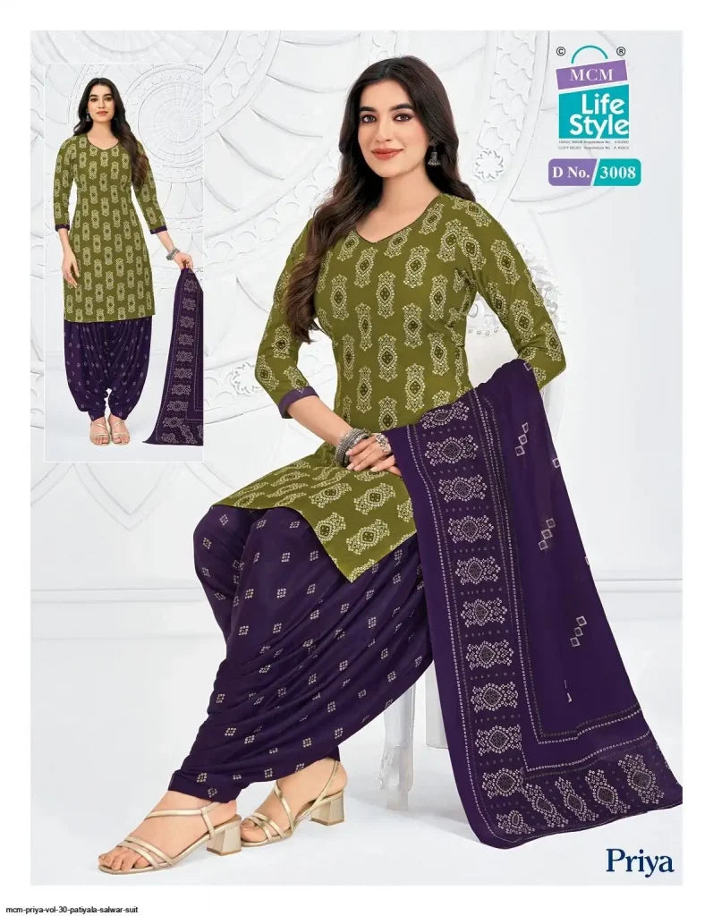 Mcm Priya Vol-30 – dress Material