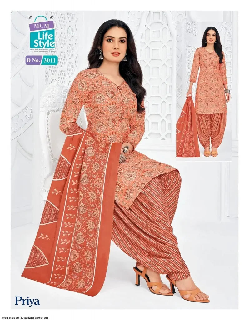 Mcm Priya Vol-30 – dress Material
