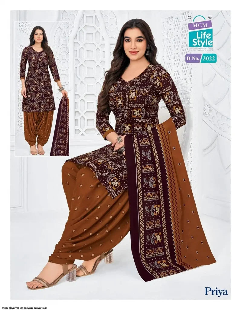 Mcm Priya Vol-30 – dress Material