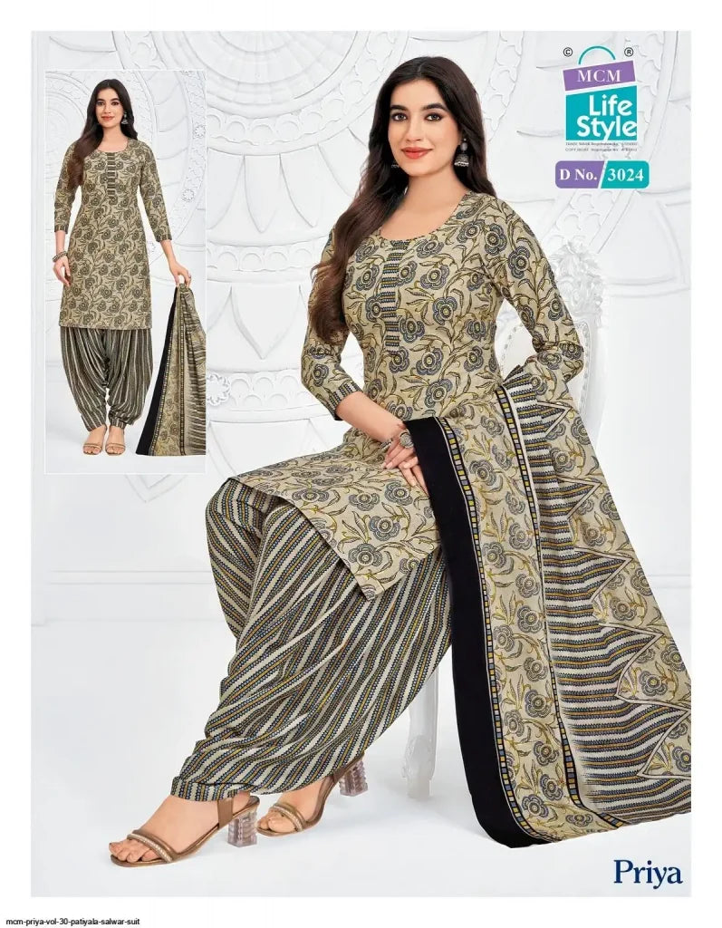 Mcm Priya Vol-30 – dress Material