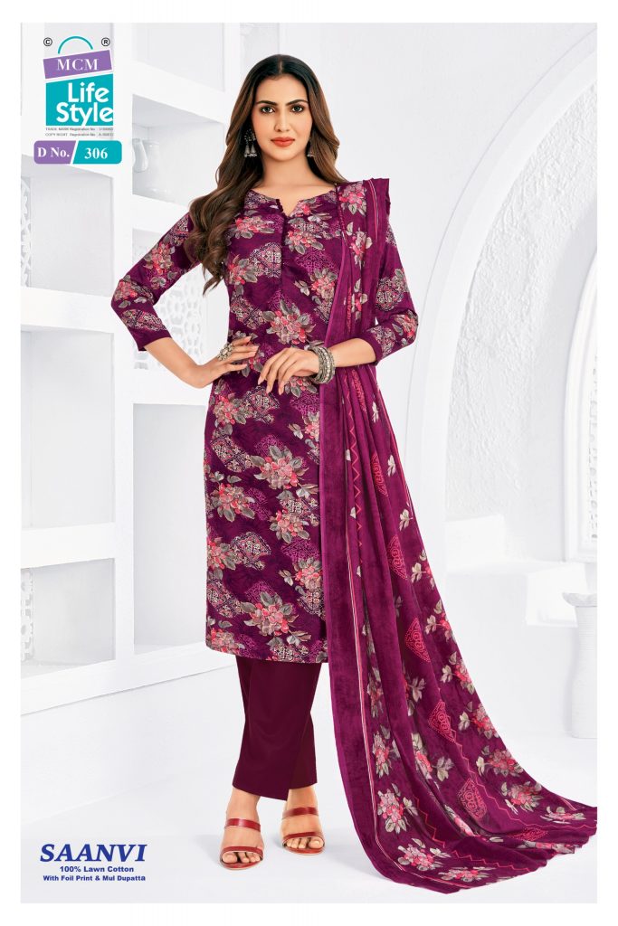 Mcm Saanvi Vol-3 – Dress Material