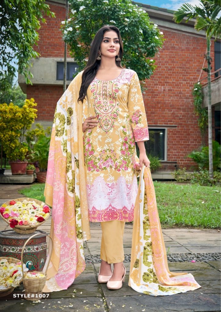 Mizaj M Print Vol-1 – Dress material