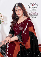 Mishri Super Bandhej Vol-8 Patiyala Drees Materaisl