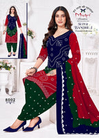Mishri Super Bandhej Vol-8 Patiyala Drees Materaisl