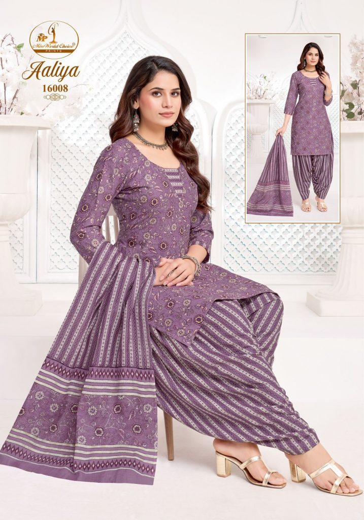 Miss World Aaliya Vol-16 – Readymade Patiyala Dress
