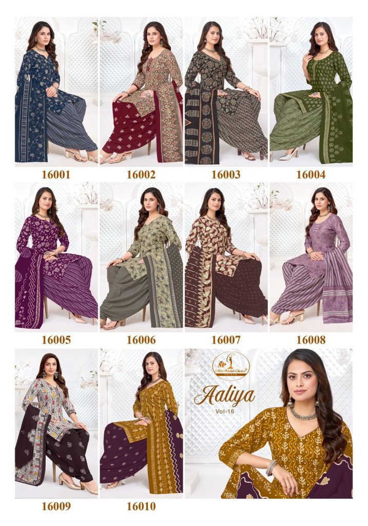Miss World Aaliya Vol-16 – Readymade Patiyala Dress