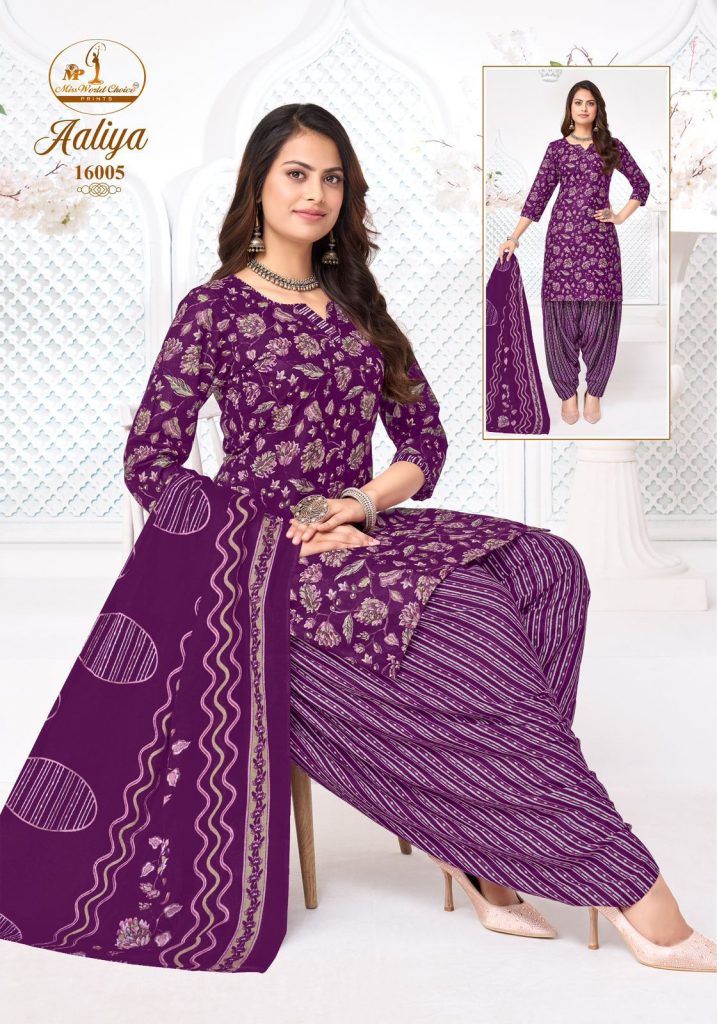 Miss World Aaliya Vol-16 – Readymade Patiyala Dress