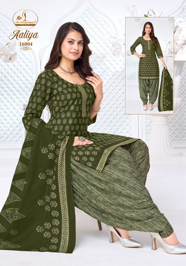 Miss World Aaliya Vol-16 – Readymade Patiyala Dress