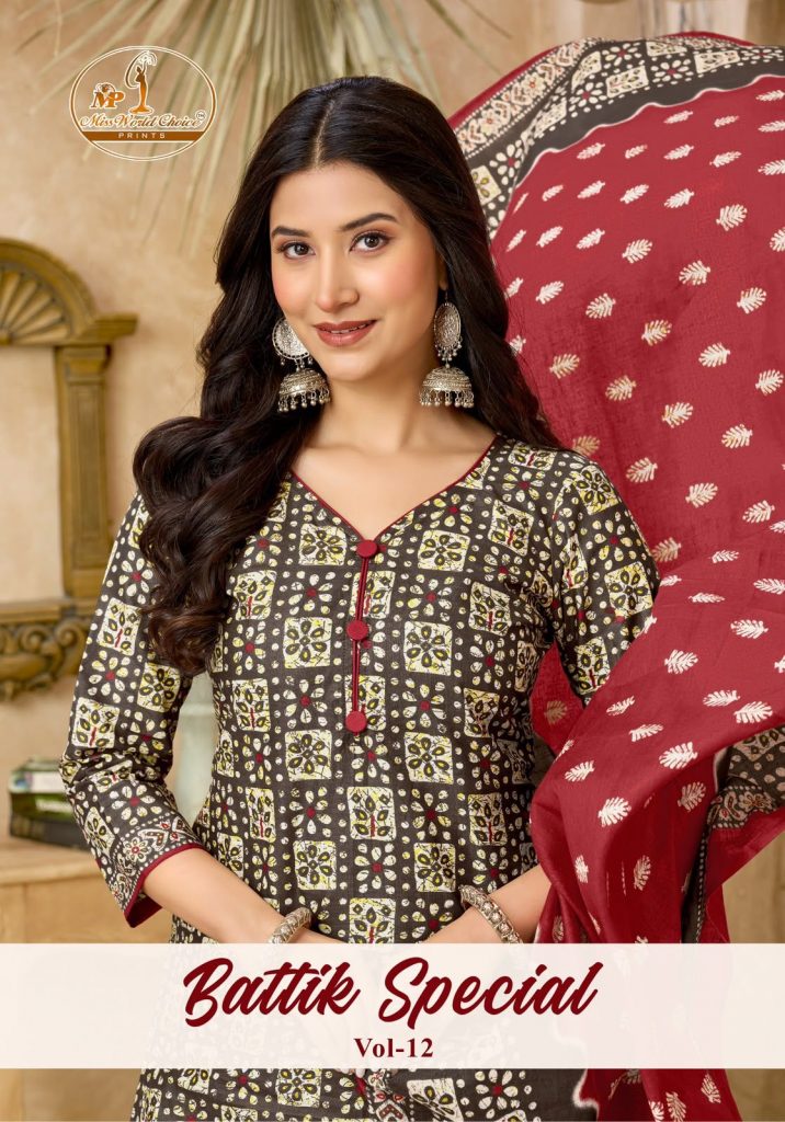 Miss World Battik Special Vol-12 – Readymade Patiyala dress