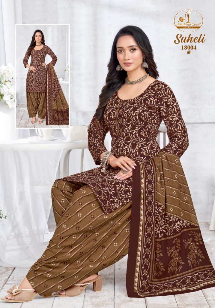Miss World Saheli Vol-18 – Readymade Kurti Pant With Dupatta