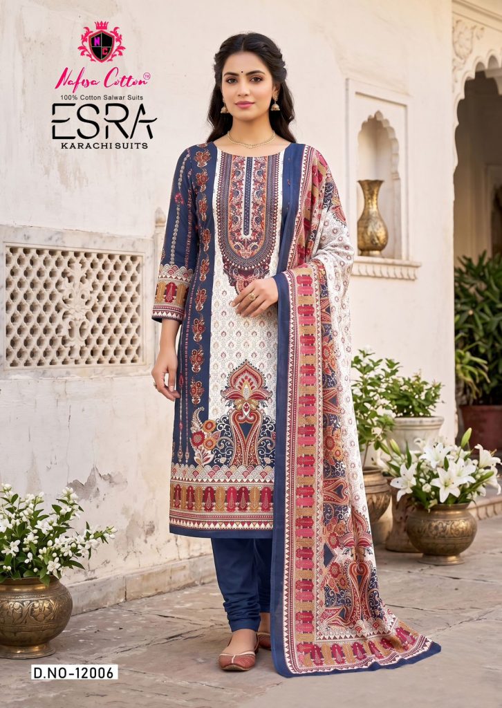 Nafisa Cotton Esra Vol-12 – Karachi Dress Material