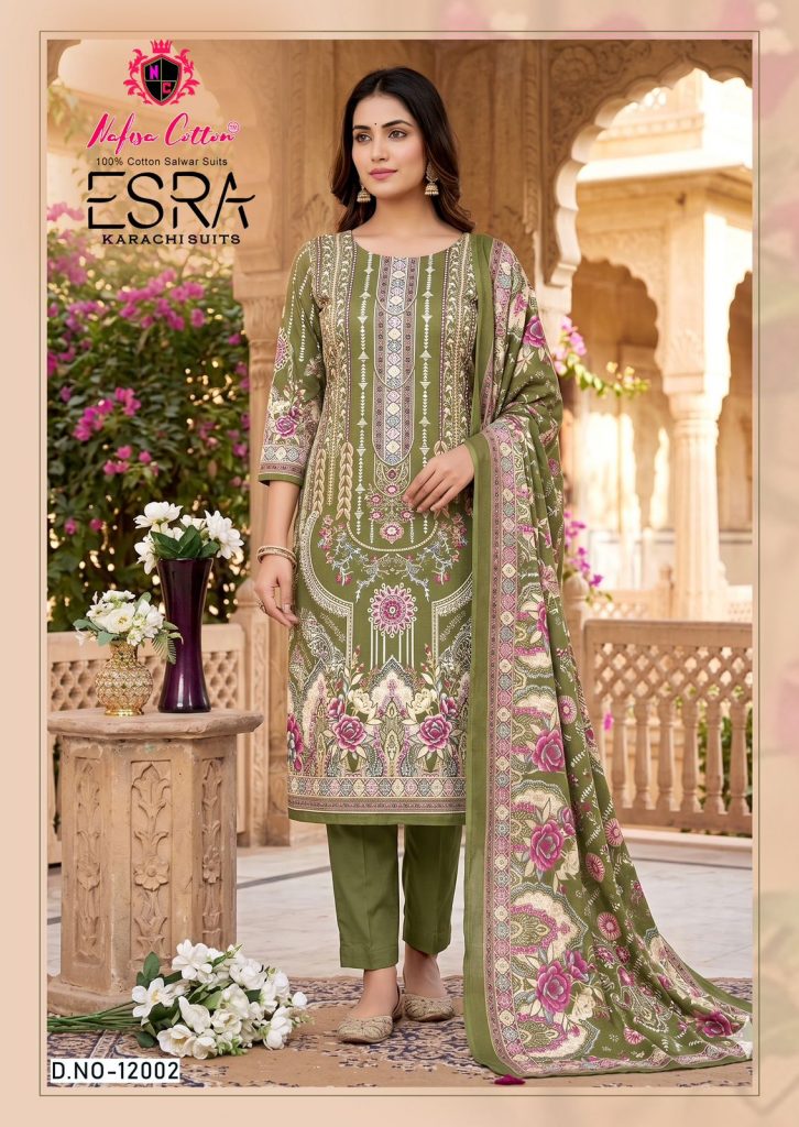 Nafisa Cotton Esra Vol-12 – Karachi Dress Material