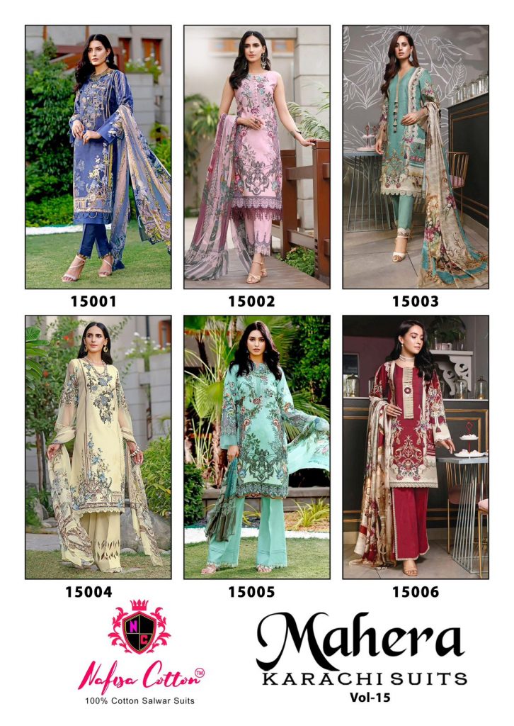 Nafisa Mahera Vol-15 – Karachi Dress Material