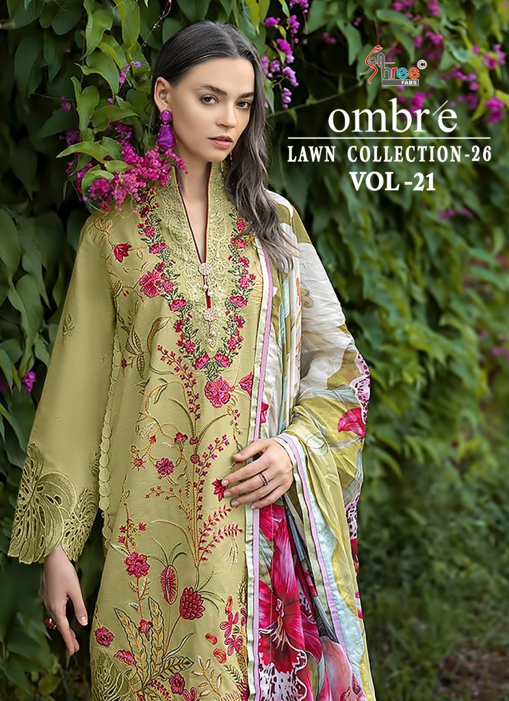 Ombre Lawn Collection Vol-21