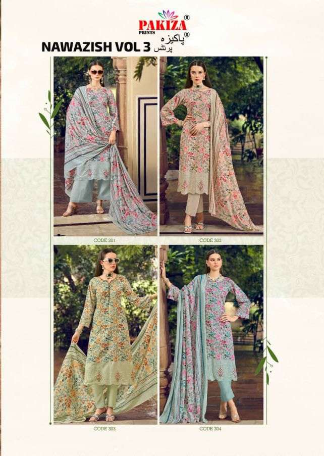 pakiza Prints Nawazish Vol- 3 – Pakistani Dress Material