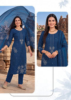 Rahi Rising Silver Vol-4 – Kurti Pant With Dupatta