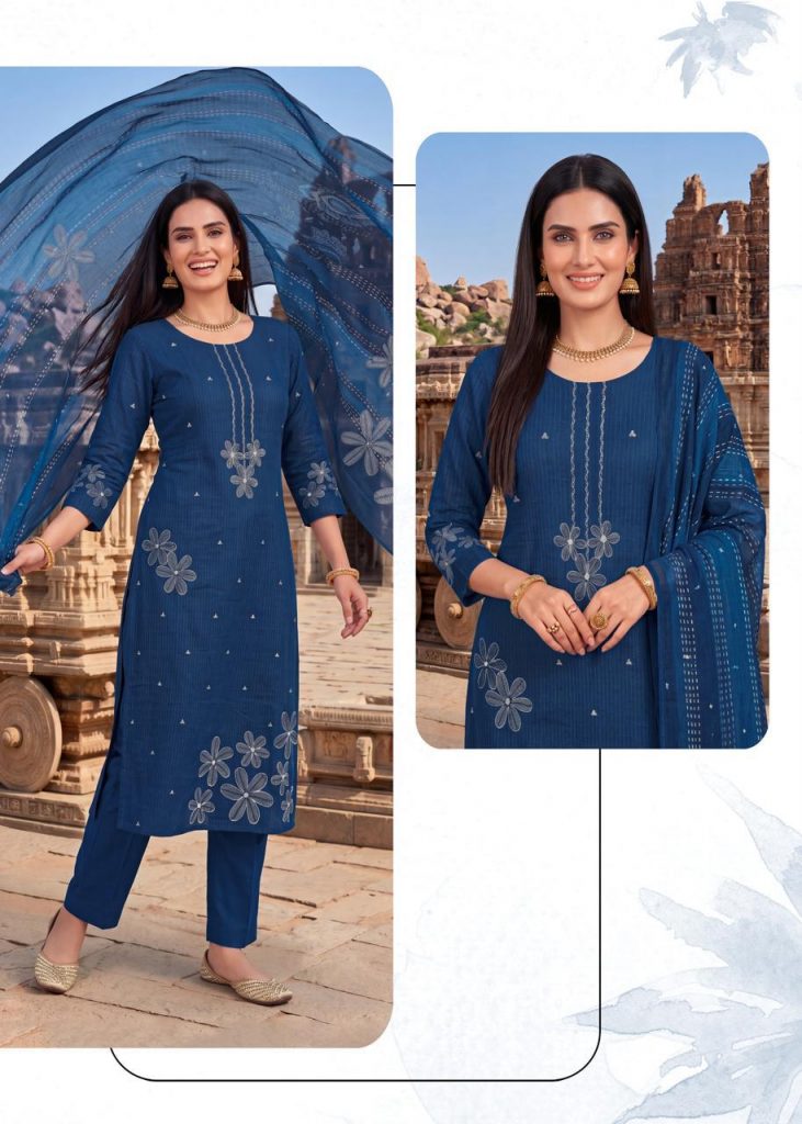 Rahi Rising Silver Vol-4 – Kurti Pant With Dupatta