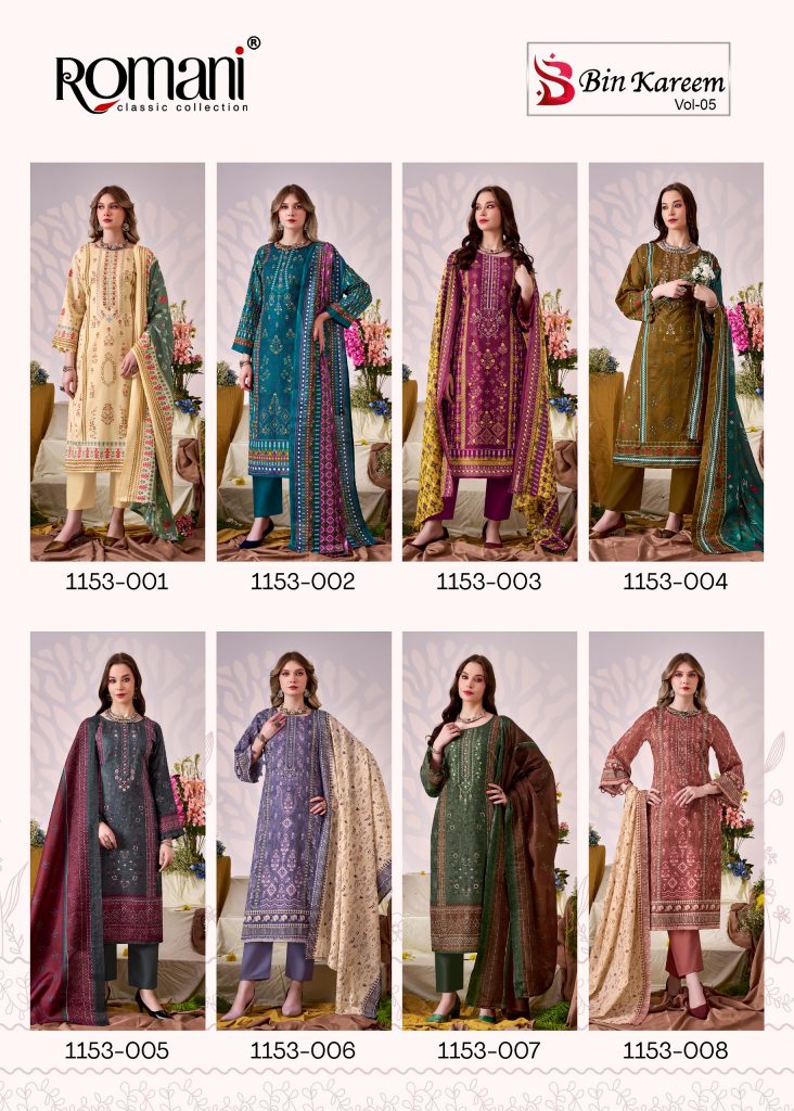 Romani Bin Kareem Vol-5 – Pakistani Readymade Kurti Pant With Dupatta