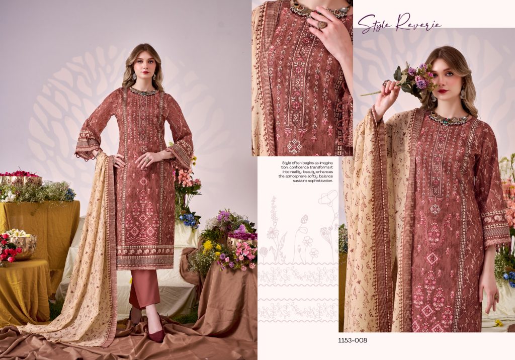 Romani Bin Kareem Vol-5 – Pakistani Readymade Kurti Pant With Dupatta
