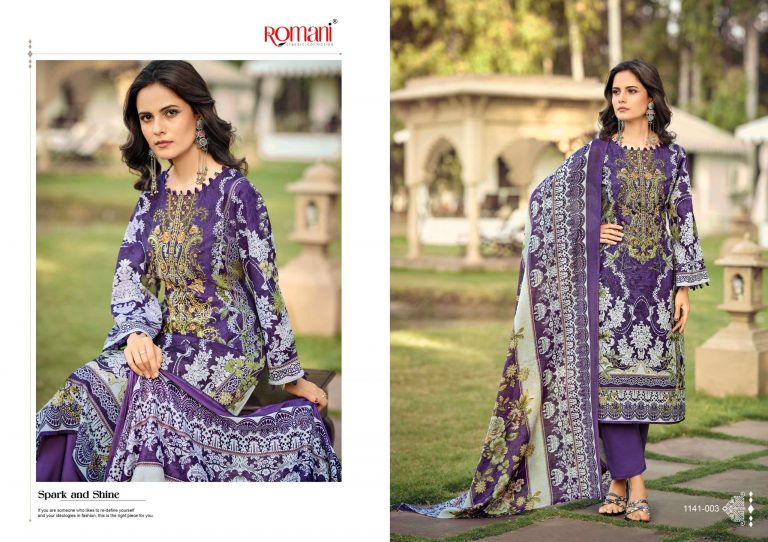 Romani Needle Wonder Vol-10 – Pakistani Kurti Pant With Dupatta