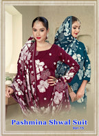 SAT Pashmina Shwal Suit Vol-15