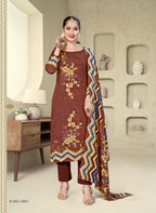 SAT Pashmina Shwal Suit Vol-15