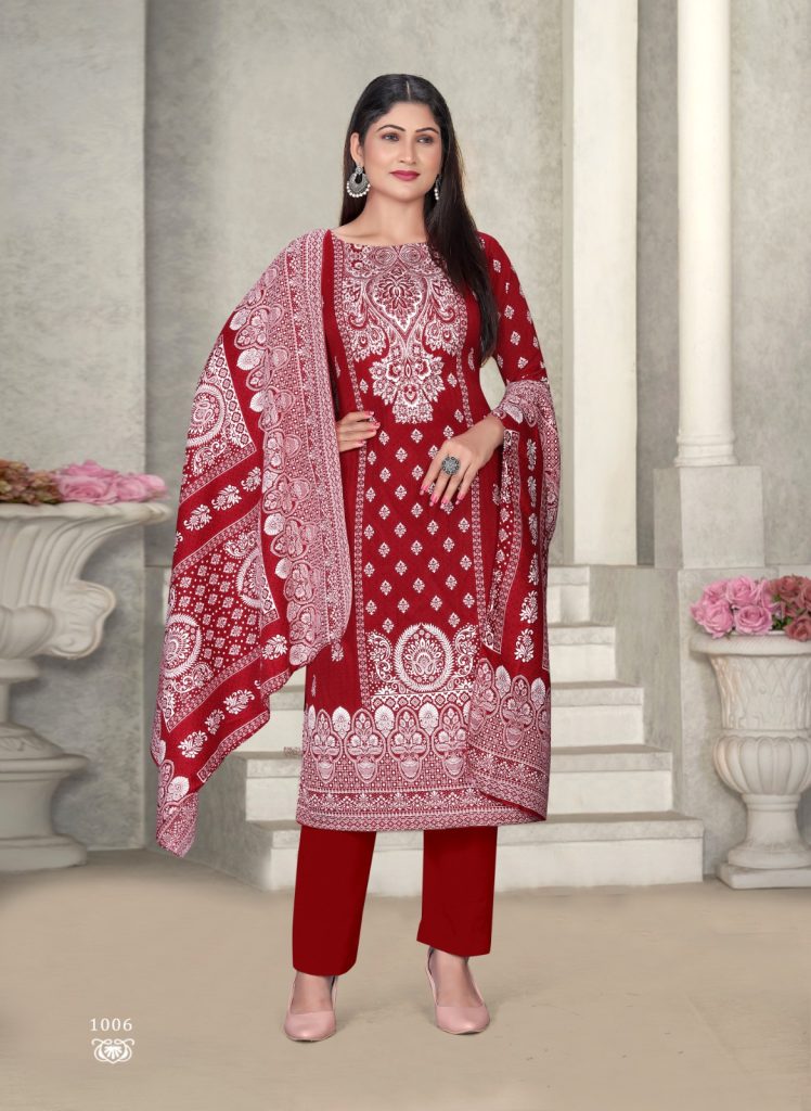 SAT Pashmina Shwal Suit Vol-16