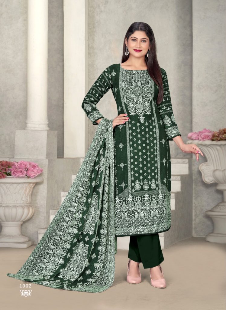 SAT Pashmina Shwal Suit Vol-16