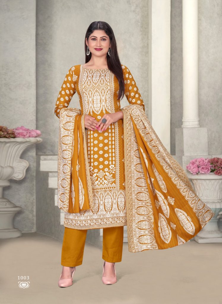 SAT Pashmina Shwal Suit Vol-16