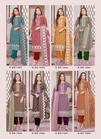 SAT Pashmina Shwal Suit Vol-17