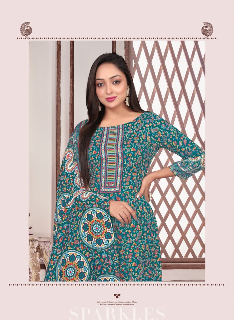 SAT Pashmina Shwal Suit Vol-17