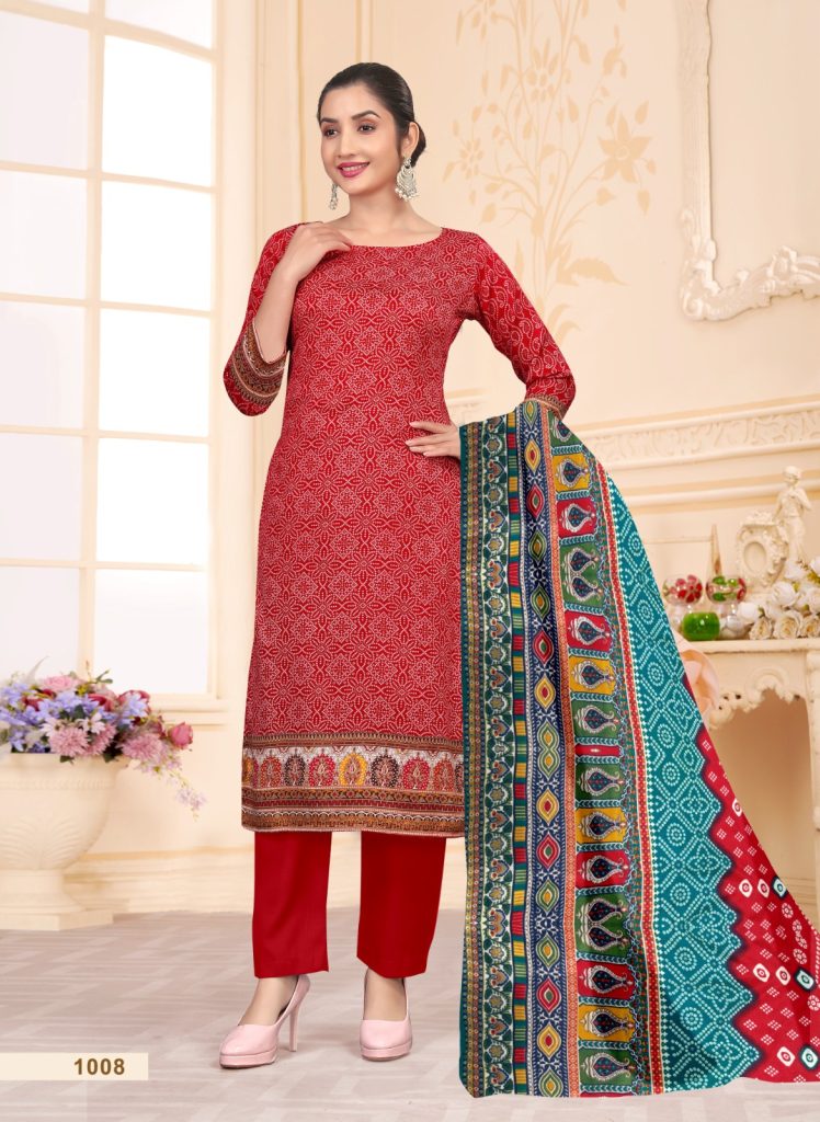 SAT Pashmina Shwal Suit Vol-18