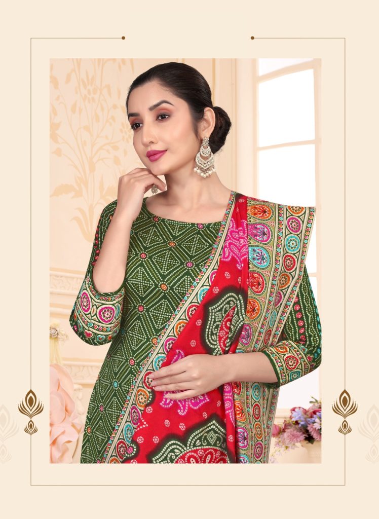 SAT Pashmina Shwal Suit Vol-18