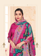 SAT Pashmina Shwal Suit Vol-18