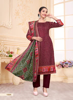 SAT Pashmina Shwal Suit Vol-18