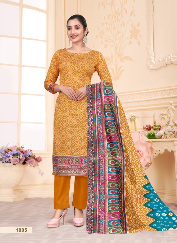 SAT Pashmina Shwal Suit Vol-18