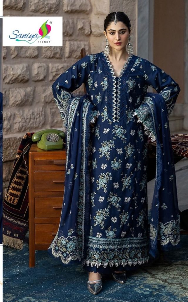 Saniya Trendz Kahf Premium Vol-1 – Pakistani Dress Material
